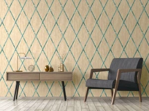 NANNI GIANCARLO & C. Виниловые обои с геометрическим рисунком Carte da parati 92319