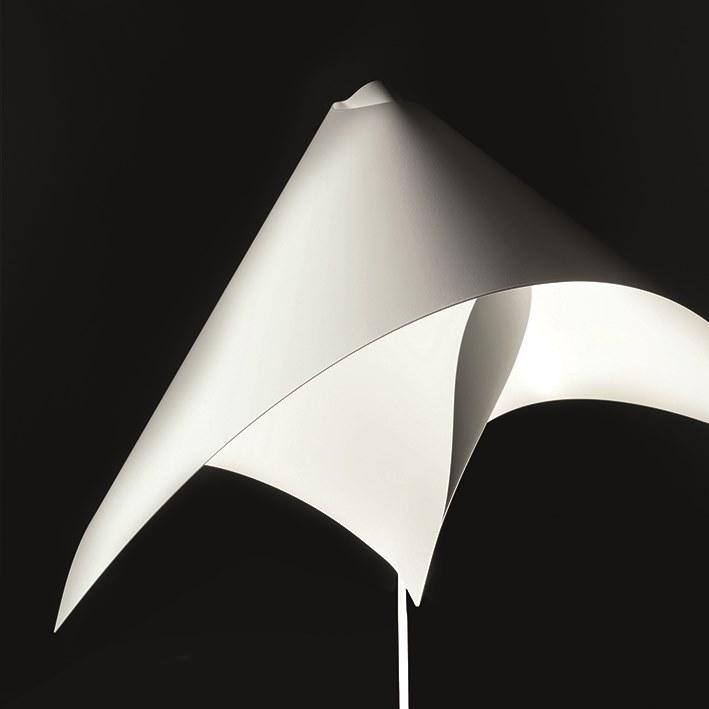 Firmamento Milano Настольная светодиодная лампа из стали и дерева  Mr-002tm-wh  - Вид №3