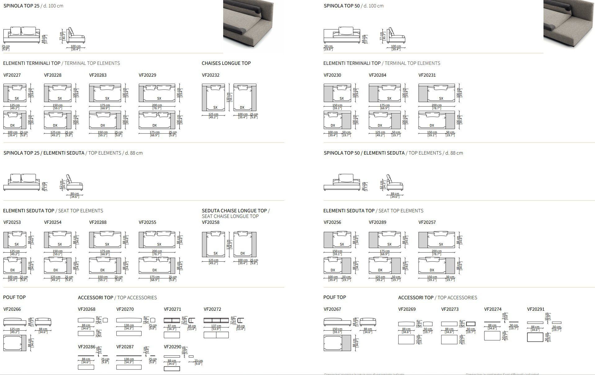 Модульный тканевый диван Vittoria Frigerio SPINOLA ARCH-00073660 - Вид №15