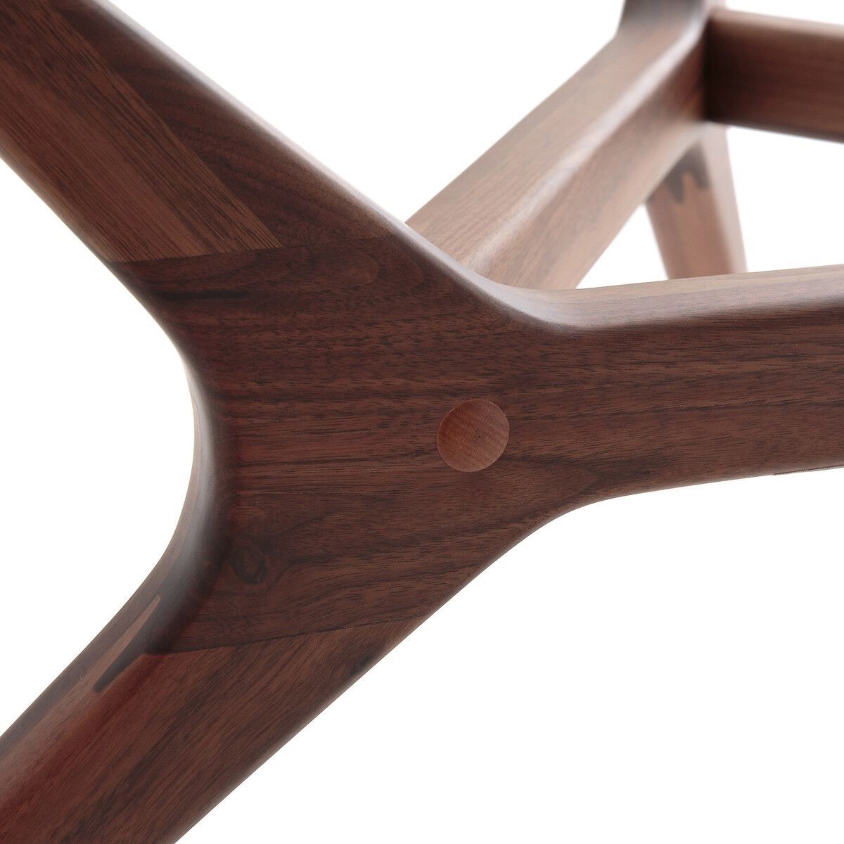 Круглый деревянный и стеклянный журнальный столик AMPM Maricielo ARCH-00057888 - Вид №1