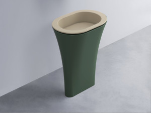 AMLA65-AV+AMPILO-AV+AMCOLO-MU Раковина Amedeo Ovale отдельностоящая cielo Enjoy + Amedeo