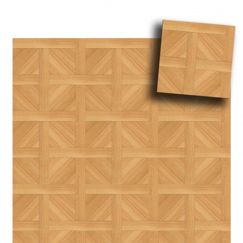 Художественный паркет Da Vinci Щитовой 26-439 Дуб (Гладкая) 500х500 мм 26010439 - Вид №1