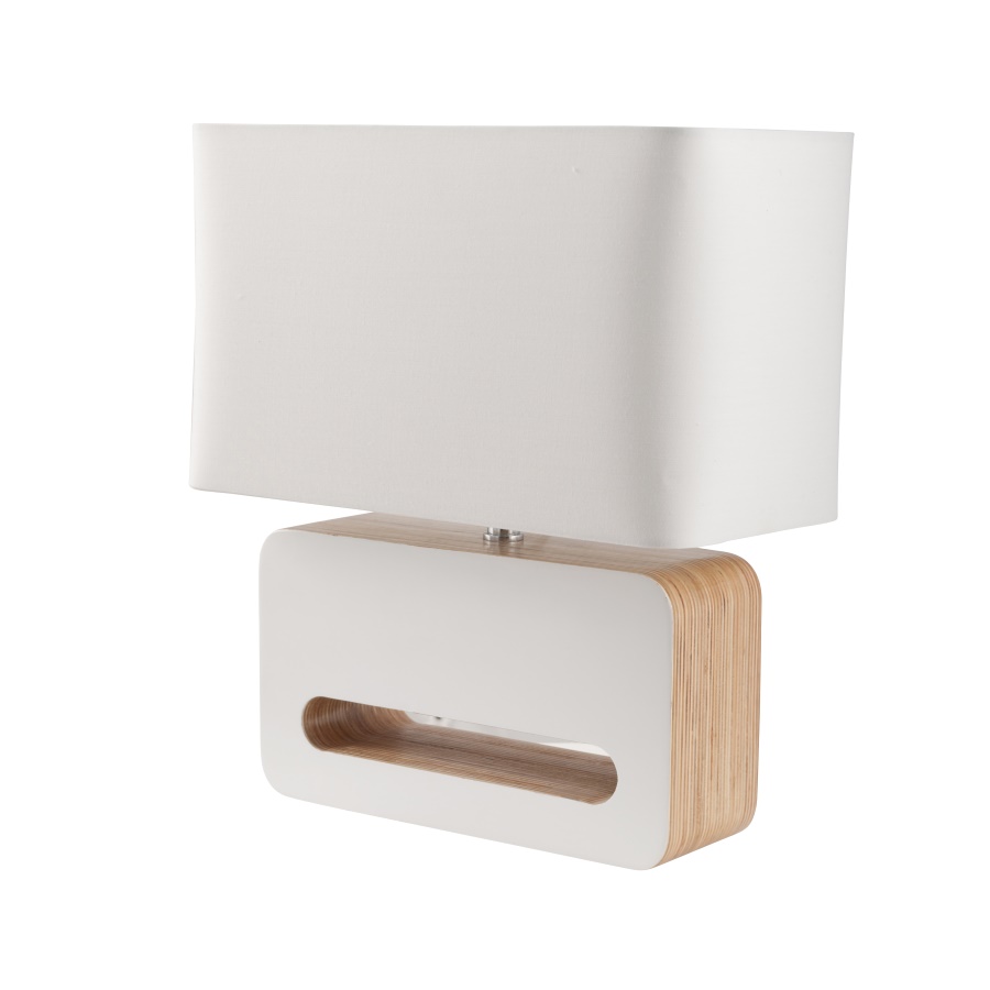 Лампа настольная Wood, белая Zuiver 5000803 - Вид №5