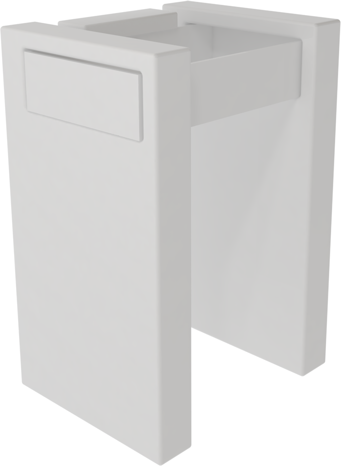 BXLACOL60BW0 Напольная раковина стоящая GSG CERAMIC BOX