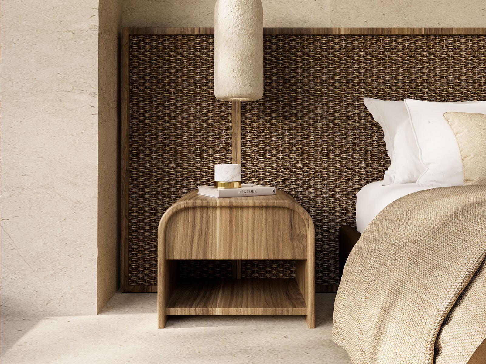 Деревянная тумбочка с ящиками ANA ROQUE INTERIORS ARCH-00151449 - Вид №1