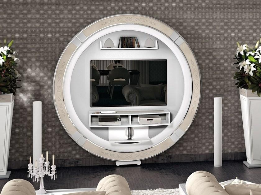 Vismara Design Лакированная тумба под ТВ с системой управления кабелями Desire sun-id-1379119 - Вид №1