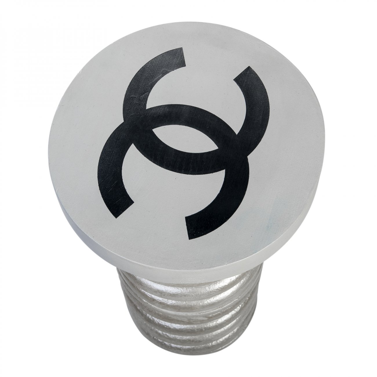 Стул Пружина Chanel white большой STARBARREL ДИЗАЙНЕРСКИЕ, ПРУЖИНА 044124 Серый  - Вид №1