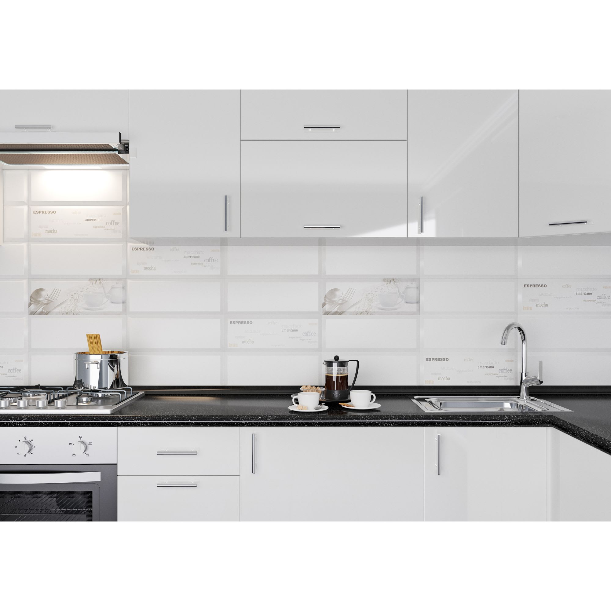 18013512 Декор «» 40х15 см посуда цвет белый Bingo IC Santreyd  - Вид №1