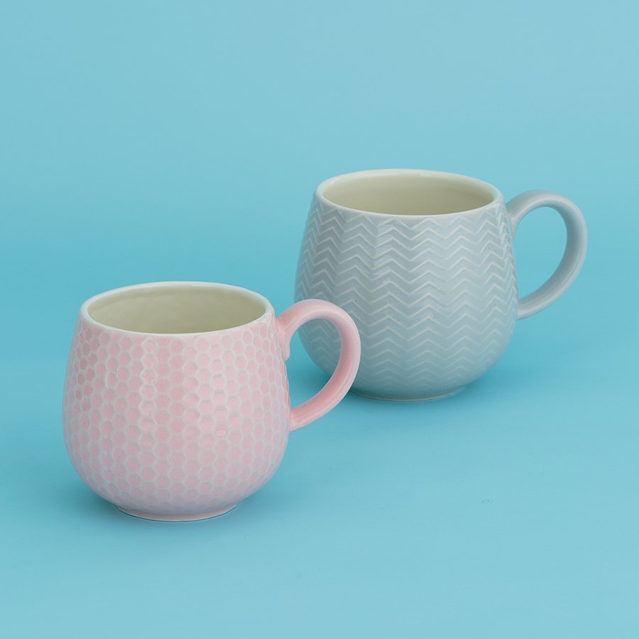 Чашка 350 мл розовая Embossed MASON CASH EMBOSSED 00-3863590 Розовый  - Вид №3