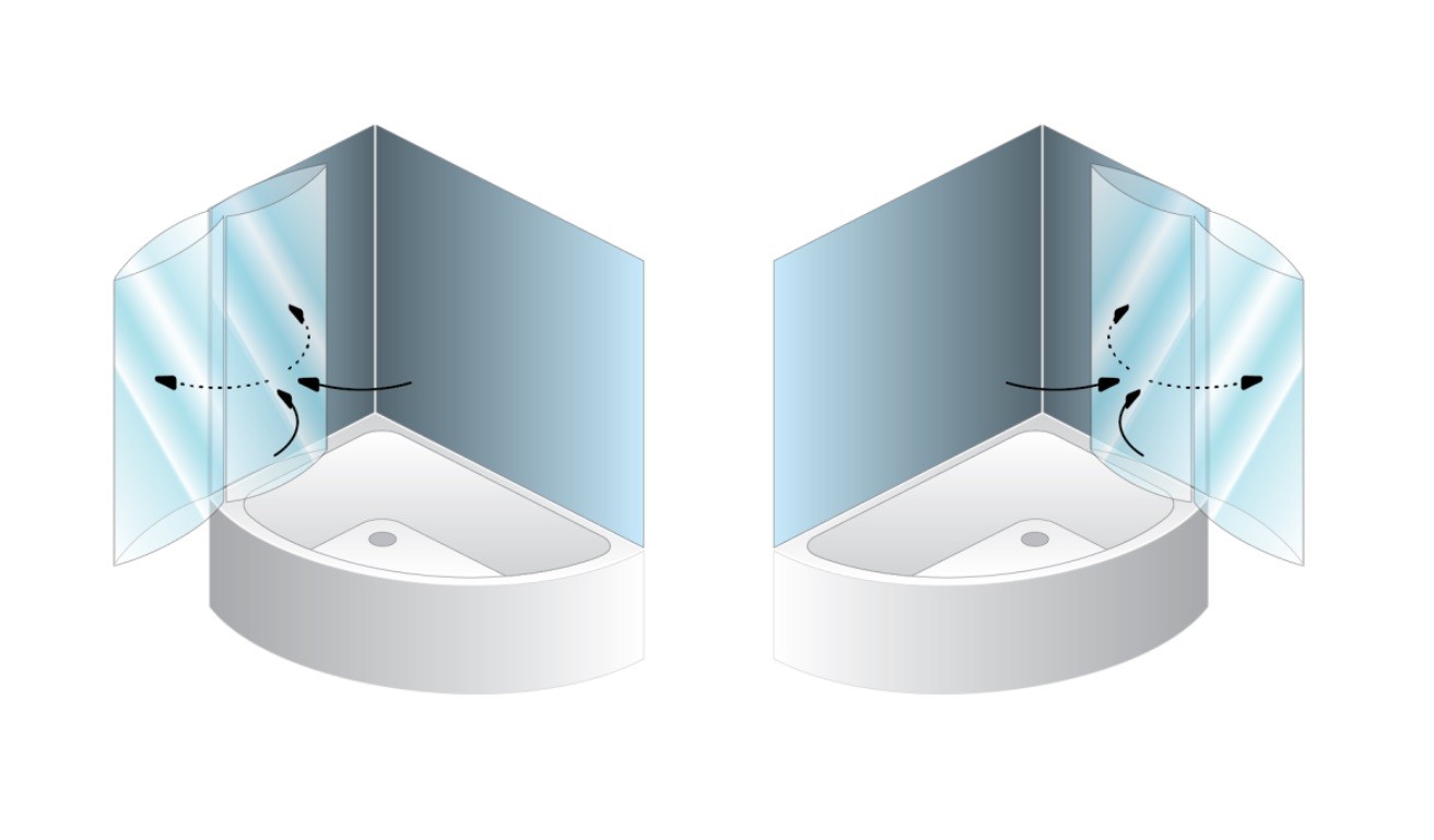 00907 Душевое ограждения на борт вынны Kolpa-San Словения  - Вид №3