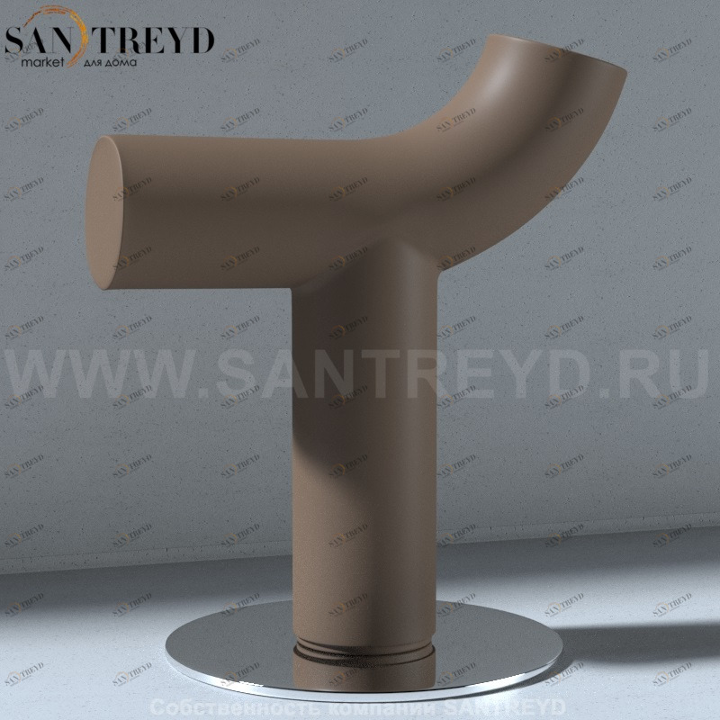 470188 Табурет “Cow” в комплекте с стальным основанием Kerasan Artwork