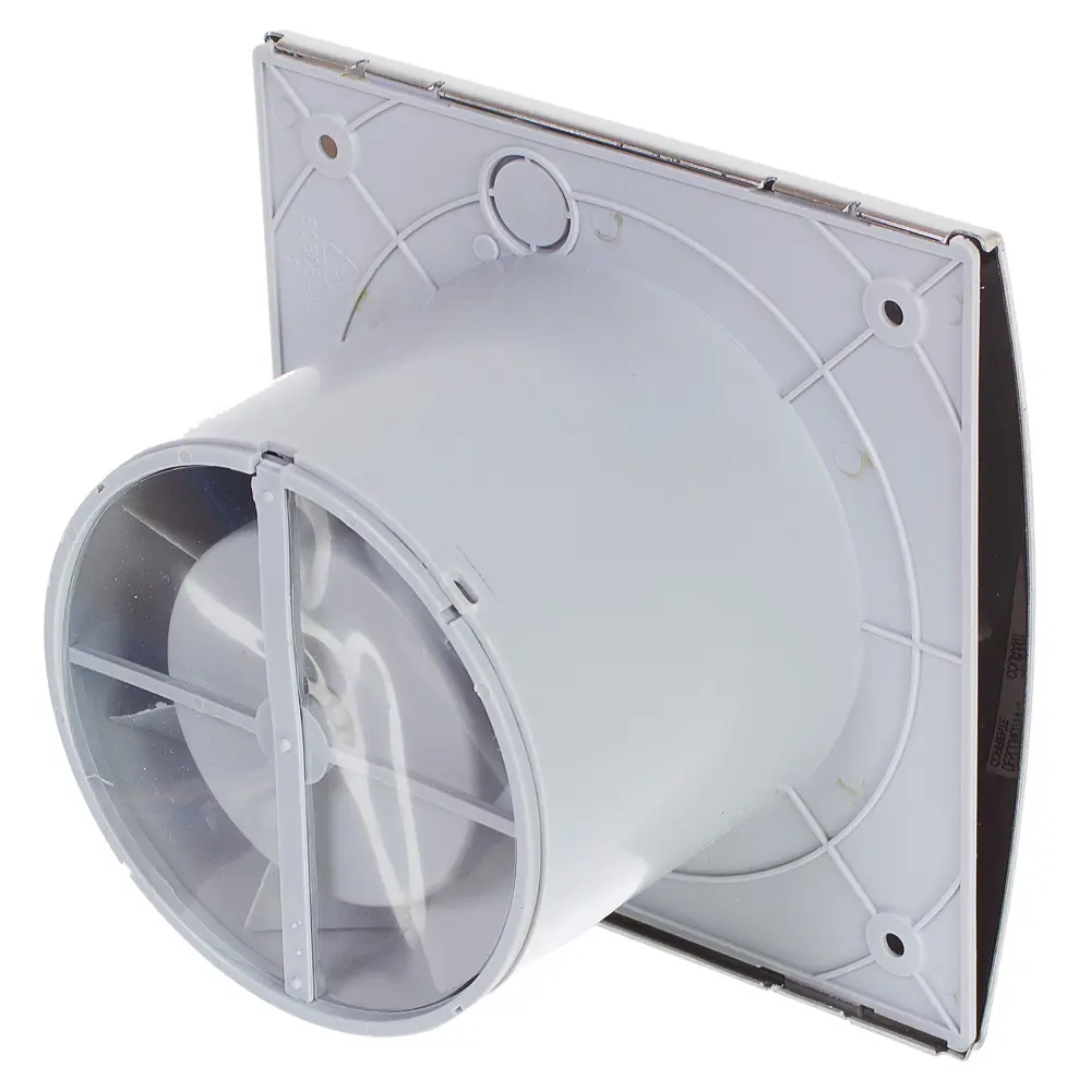 Вентилятор осевой вытяжной Equation D100 мм 31 дБ 98 м³/ч цвет серебристый STLM-2061021 - Вид №1