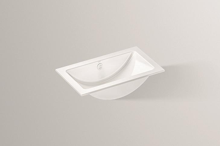 2250700000 Раковина, встраиваемая под столешницу, ub.r585, белая, proshield Alape серия R 