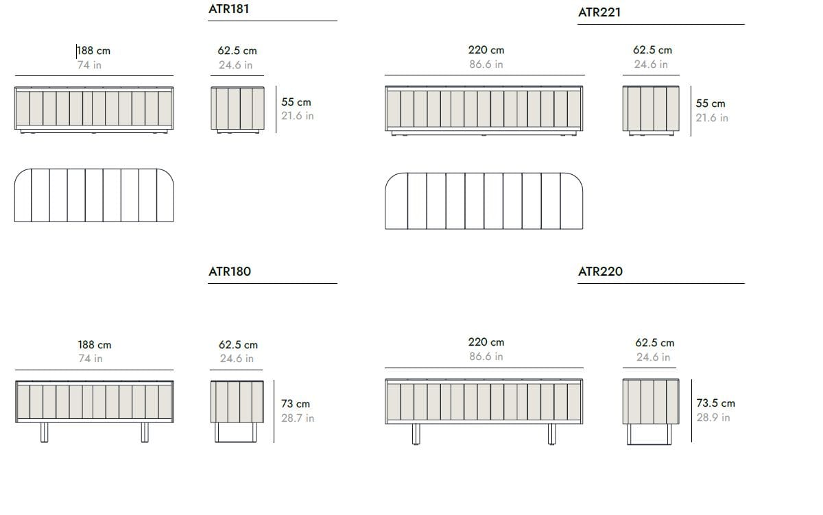 Деревянный шкаф с раздвижными дверями Punt тень ARCH-00133901 - Вид №4