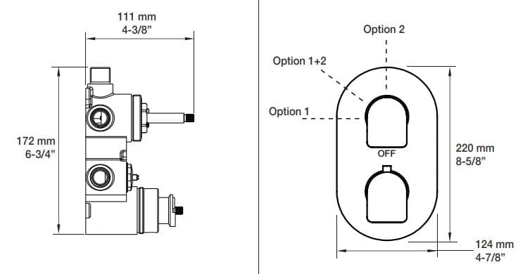 Термостатический набор для душа с душем BARIL PRO-4245-46 ARCH-00104985 - Вид №2
