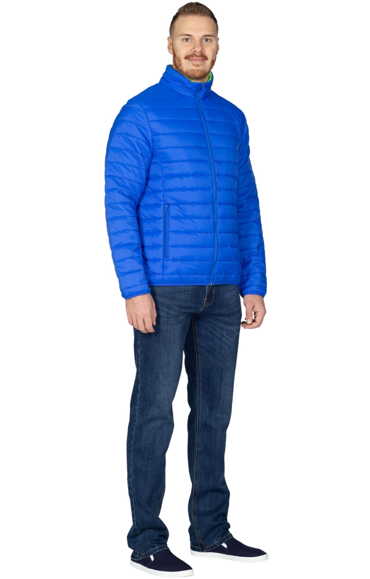 69619 Куртка стеганая  royal blue El-Risto  Зимняя спецодежда  размер L (96)  - Вид №5