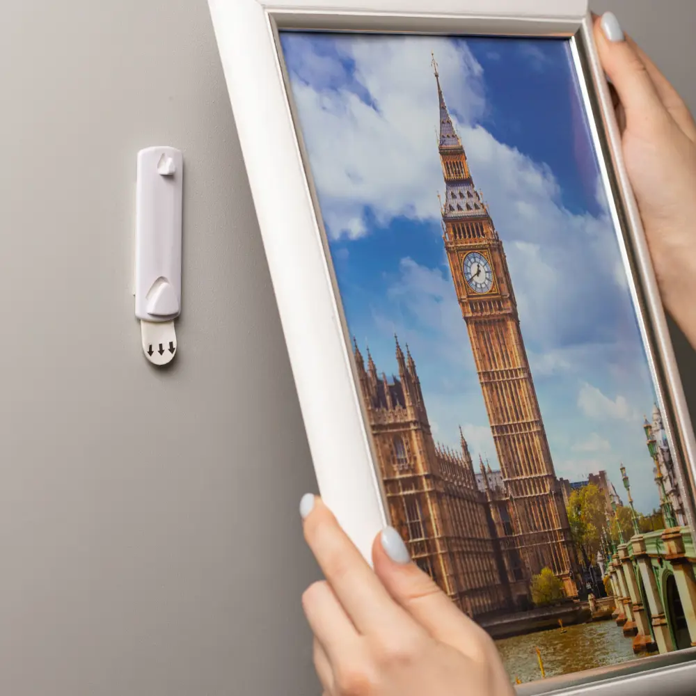 Крючок Сила самоклеящиеся пластиковый цвет белый STLM-2063206 - Вид №10