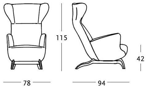 Zanotta Кресло Bergere с обивкой из ткани или кожи Carlo mollino cm 2020 sun-id-1398748 - Вид №4
