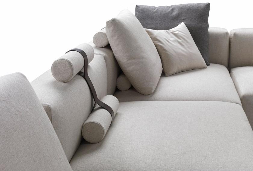 Flexform 4-х местный модульный диван из ткани Lario sun-id-1371755 - Вид №3