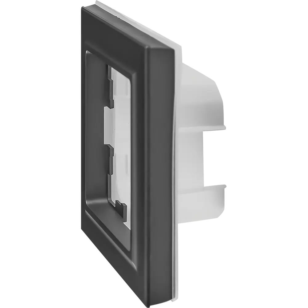 Рамка для розеток IEK Brite 1 пост IP44 графит матовый 87761350 STLM-1111343 - Вид №1