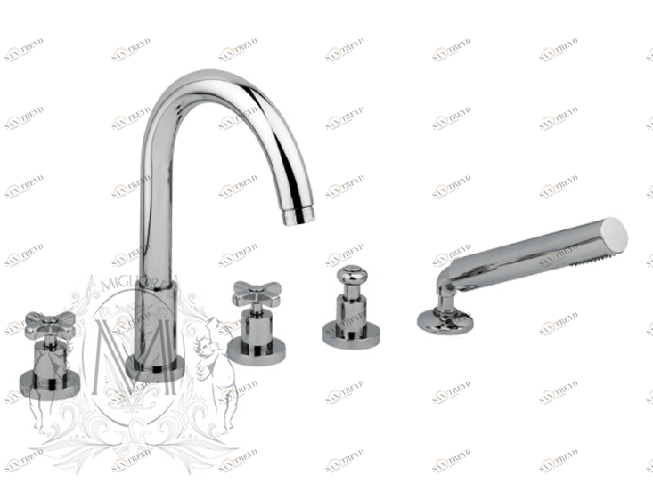 Cмеситель MIGLIORE Naxos ML.NAX-7680 для ванны/душа ML.NAX-7680.CR