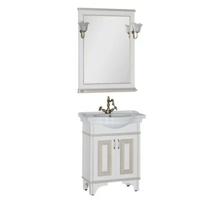 Комплект мебели Aquanet Валенса 70 белый краколет/золото