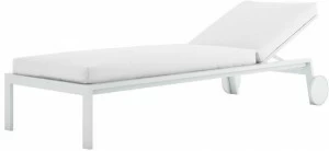 GANDIABLASCO Садовая кушетка из термо-лакированного алюминия на колесиках Timeless