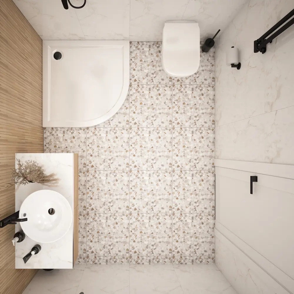 METAKAM Joy — душевой поддон угловой акриловый 90×90 см 89386664 STLM-1414897 - Вид №6