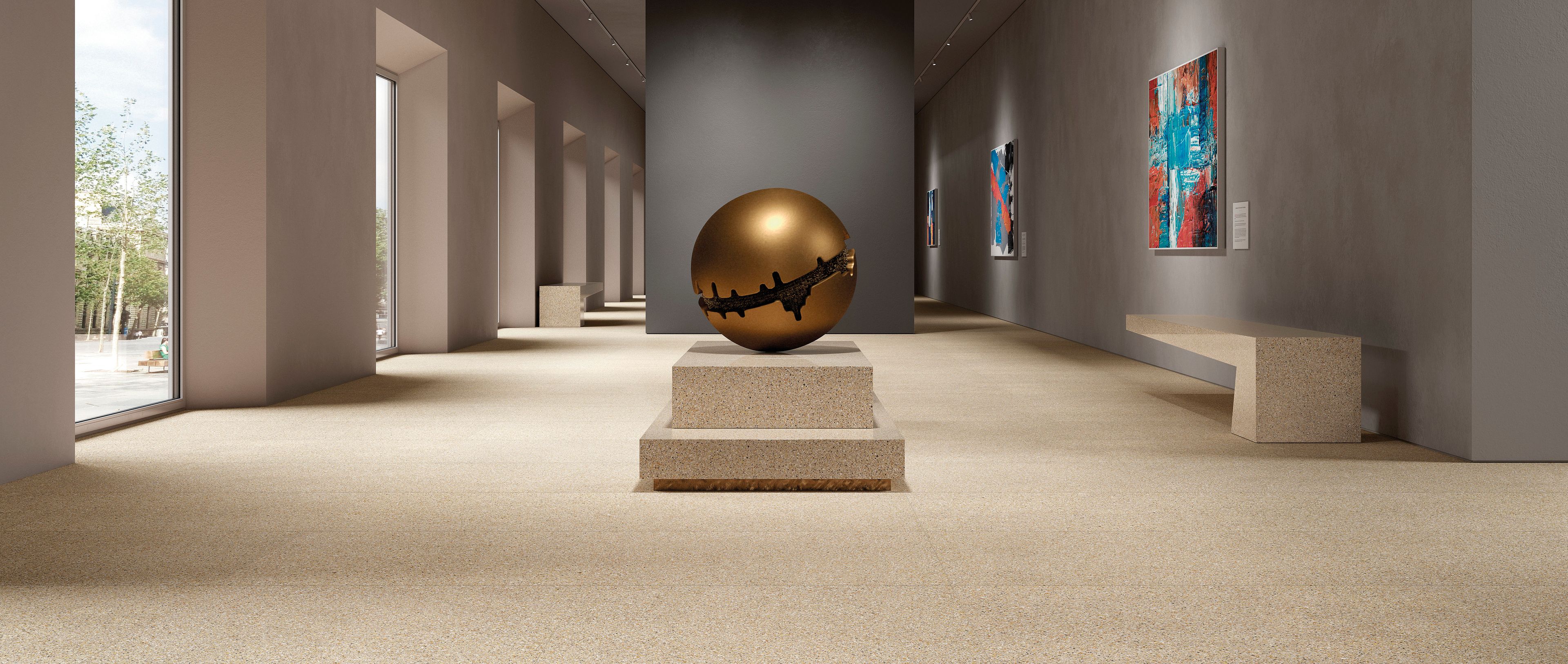 Пол / облицовка керамогранита с эффектом гранита для внутреннего и наружного применения FMG Palladio ARCH-00142529 - Вид №6