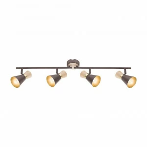 Спот потолочный на 4 лампы коричневый Marei 54808-4 GLOBO MAREI 00-3891355 Коричневый