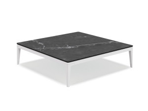 Керамический низкий квадратный садовый столик