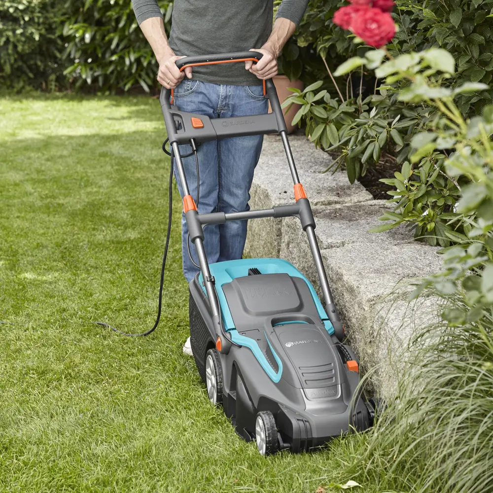 Газонокосилка электрическая Gardena PowerMax 1600/37 1600 Вт 37 см 14477459 STLM-2077132  - Вид №8