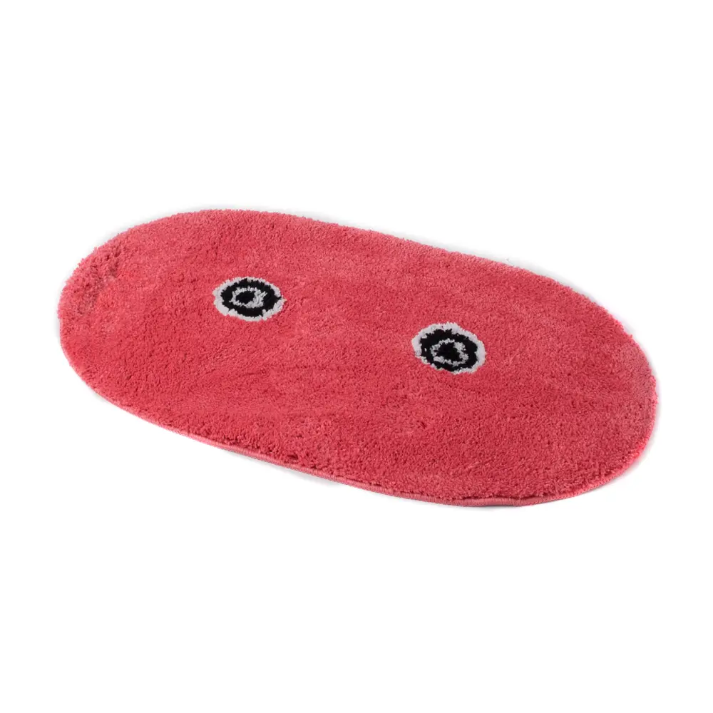 Коврик для ванной Irony цвет красный MOROSHKA STLM-2123827