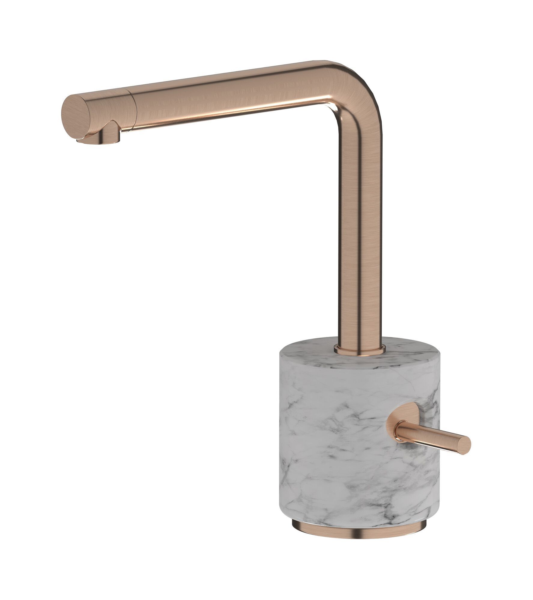 Смеситель для раковины с одной ручкой из мрамора IB мрамор + мрамор Elle ARCH-00119107 - Вид №20