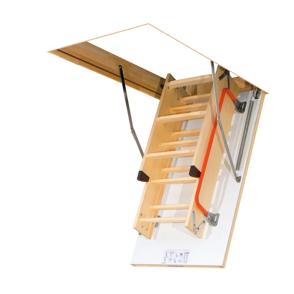 Лестница чердачная складная LWK 60x120x280 см цвет натуральный Santreyd STLM-2052626 - Вид №1