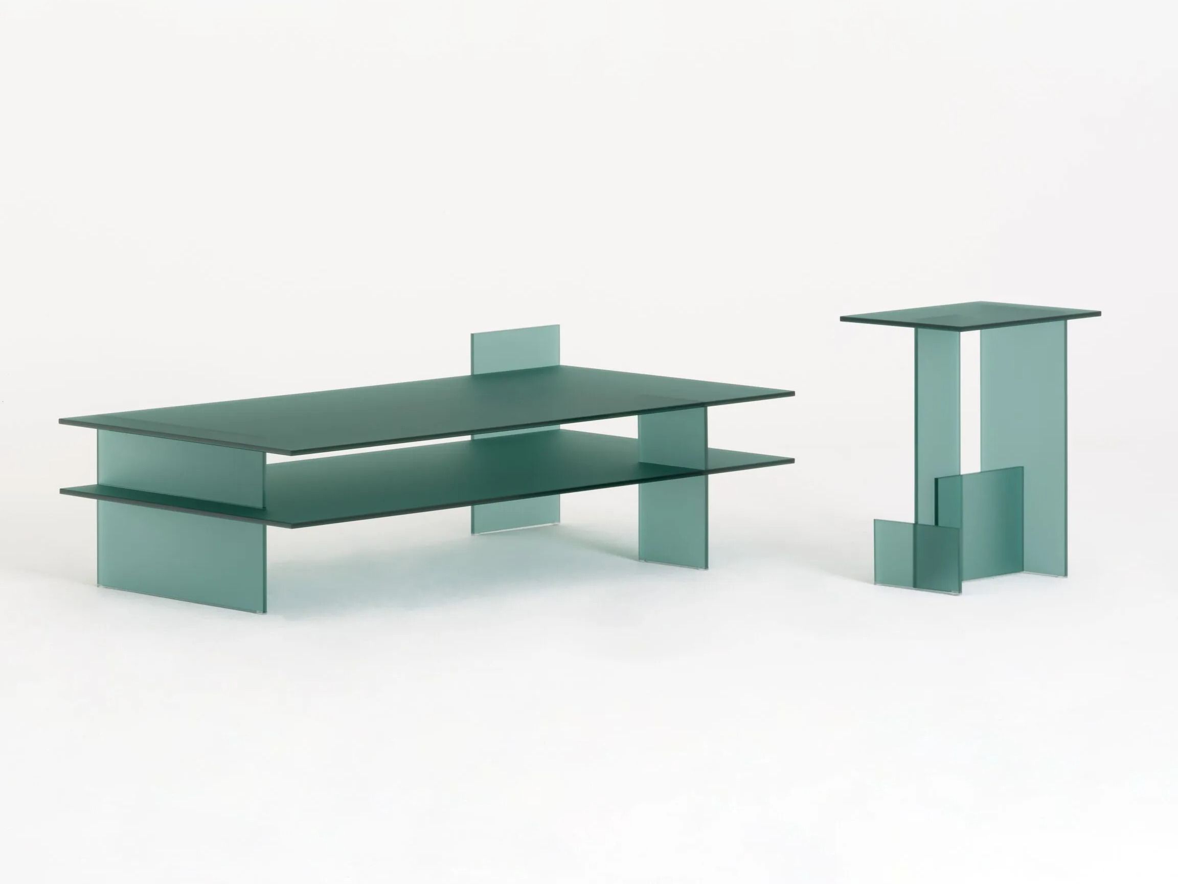 Прямоугольный Хрустальный журнальный столик Glas Italia Kazimir ARCH-00144506 - Вид №1