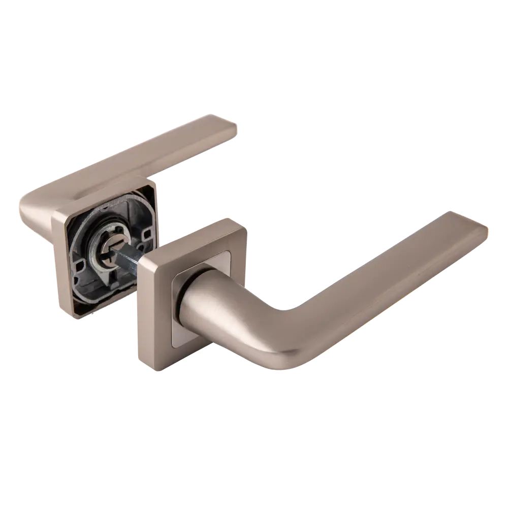 Дверные ручки Armex H-22112-A-NISM, без запирания, комплект, цвет матовый никель STLM-2003874