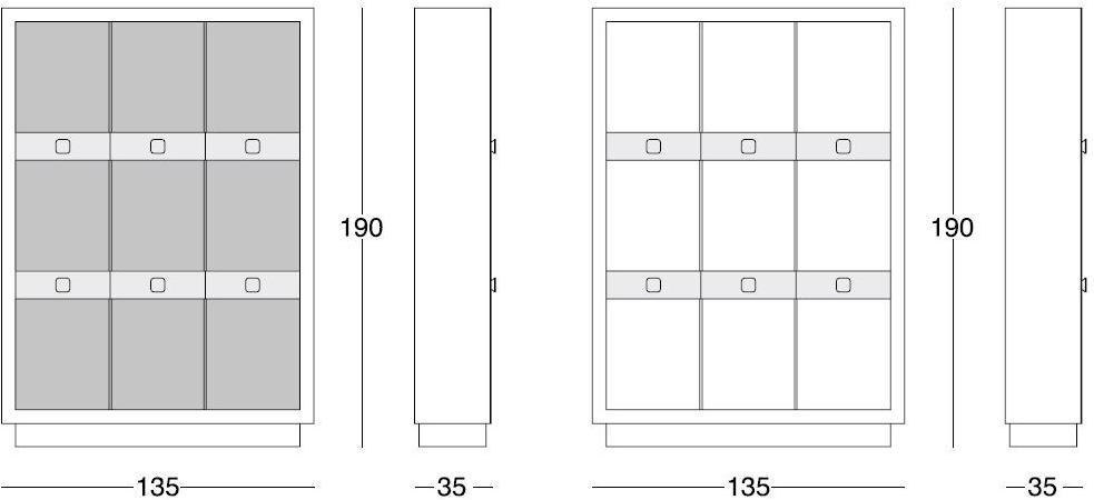 Longhi Витрина из дерева и стекла Loveluxe Y 735 - Вид №4