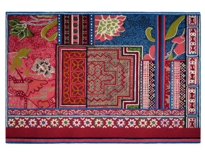 Ковер ручной работы в стиле пэчворк