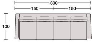 CTS SALOTTI 3-х местный кожаный диван Passion sun-id-1442146 - Вид №7