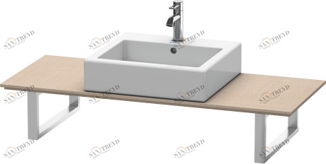 XL028C07575 X-Large Консоль для накладных раковин и встраиваемых умывальников Лен, декор Duravit