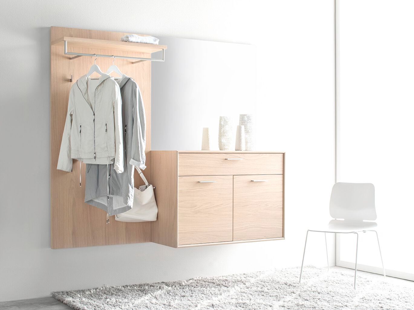 Шкаф для прихожей с настенным зеркалом Sudbrock Möbelhandwerk Панама ARCH-00067594 - Вид №1