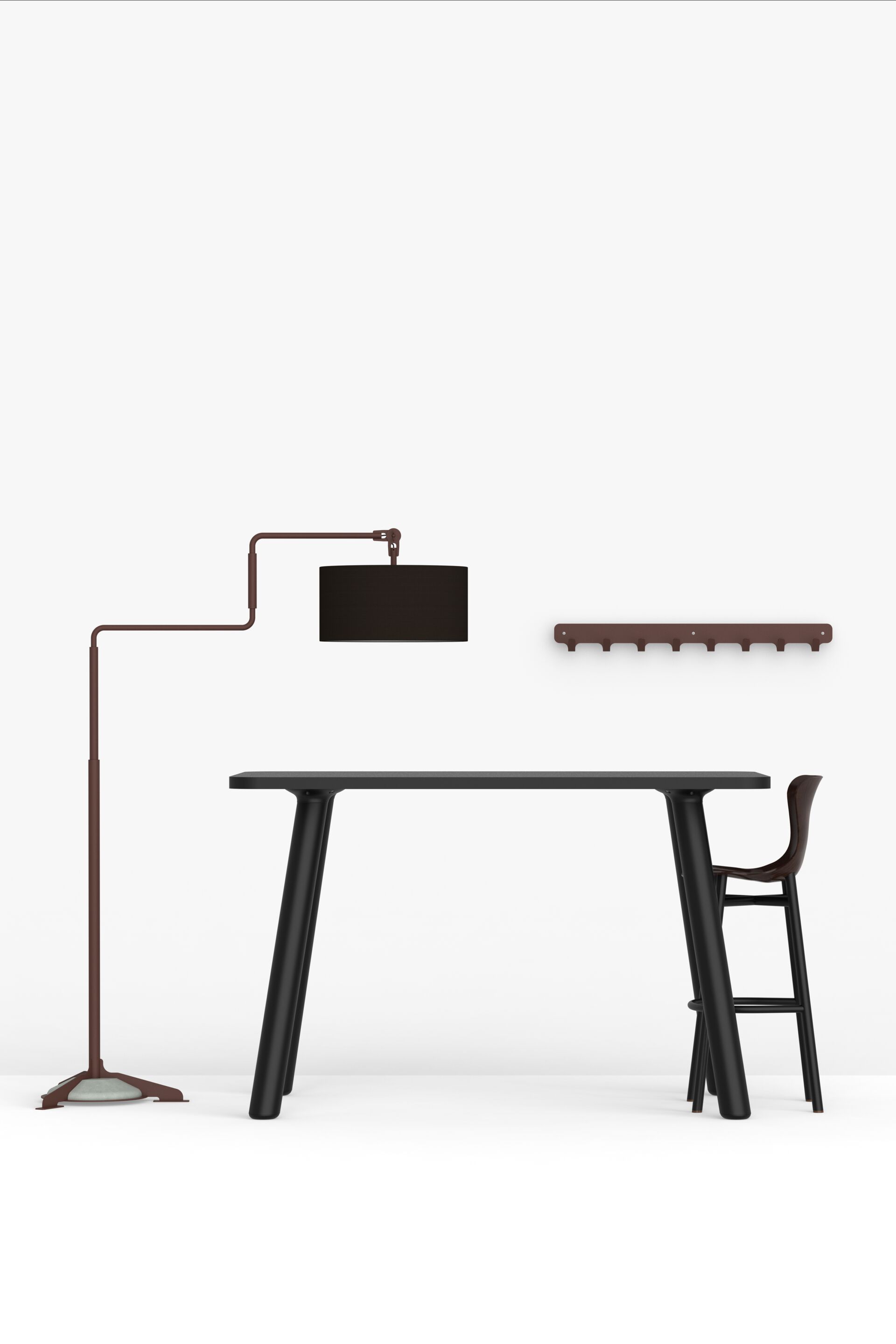 Стальная настенная вешалка с порошковым покрытием FUNCTIONALS HOOKS ARCH-00138884 - Вид №41