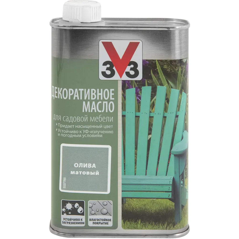 Масло для садовой мебели цвет олива 0.5 л V33 STLM-2017909 - Вид №1
