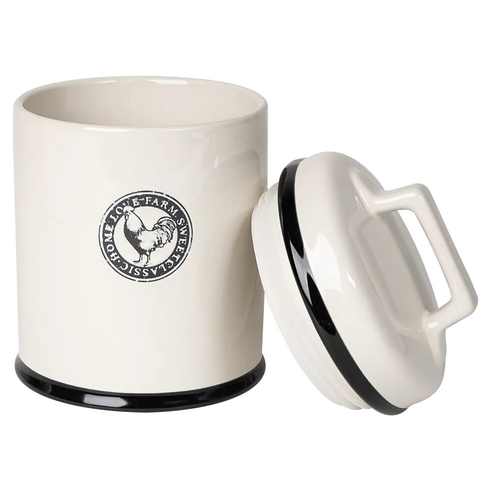 Банка для специй 1 л Vidage с крышкой керамика цвет бежевый Santreyd STLM-2063078 - Вид №2