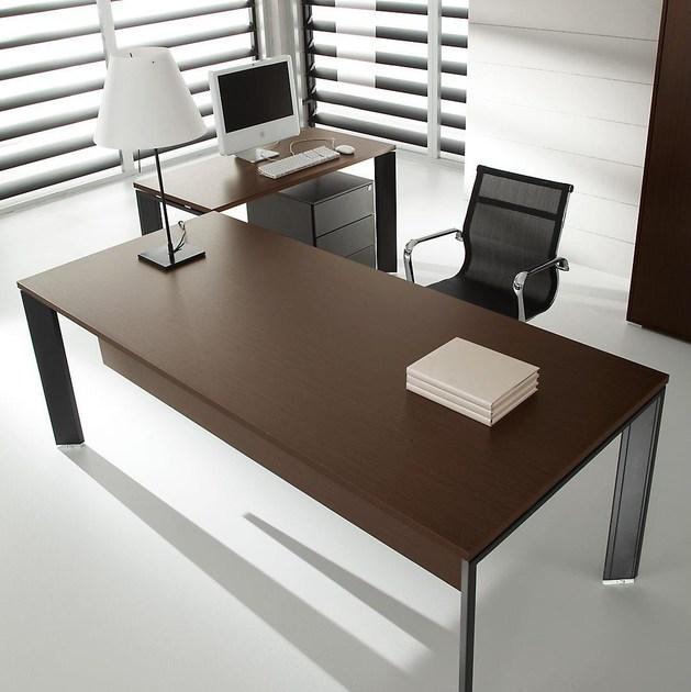 IFT Прямоугольный рабочий стол из стали и дерева Pratiko sun-id-1492356 - Вид №3