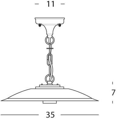 SOVIL Подвесной светильник для улицы из алюминия Antique 212/16 - 213/16 - Вид №3