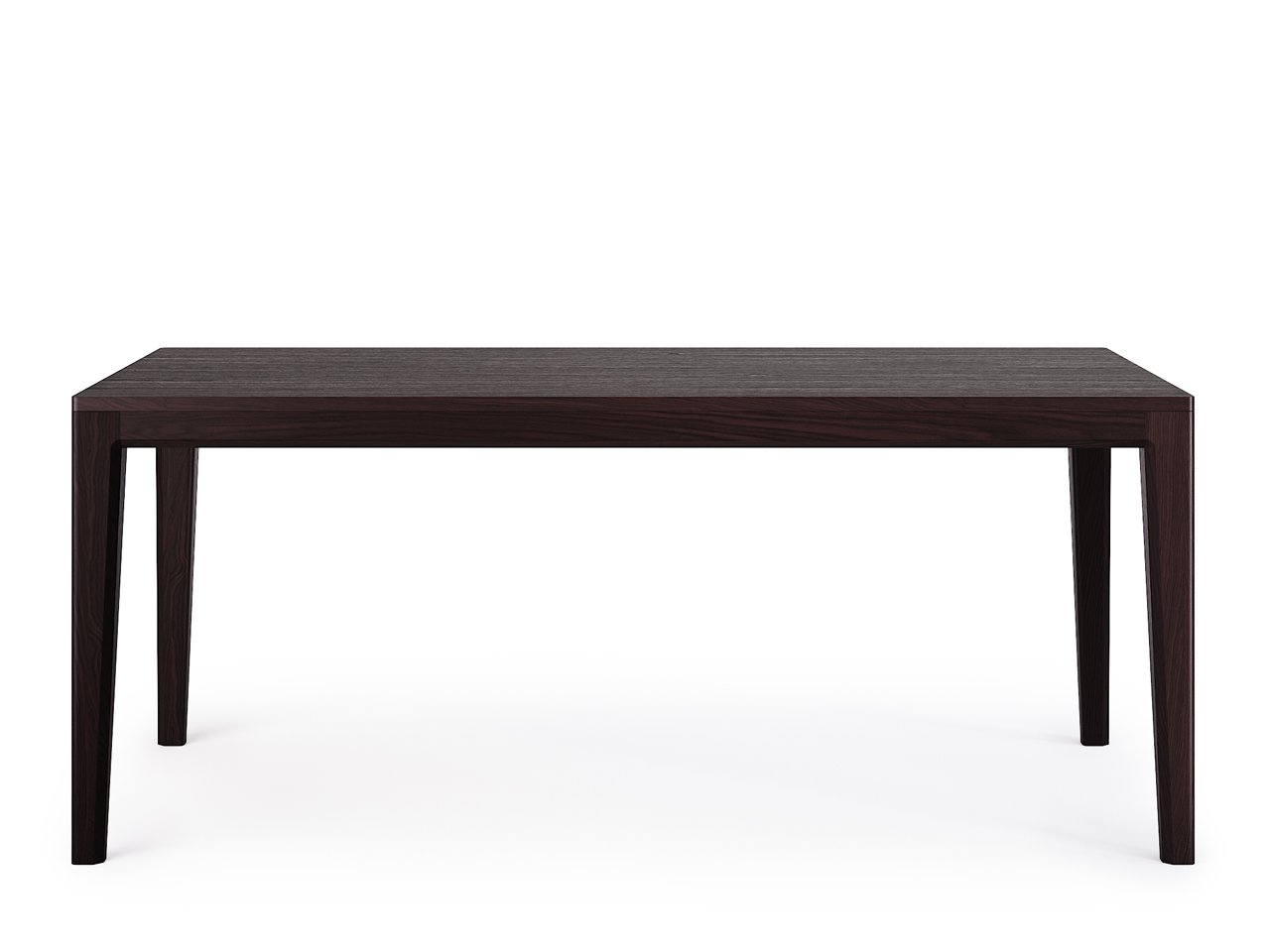 Обеденный стол прямоугольный дуб венге 180 см Mavis THE IDEA  210063 Венге;черный  - Вид №1