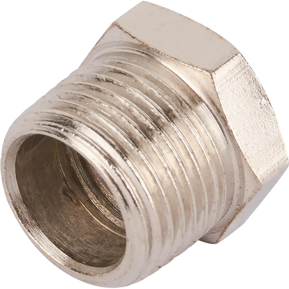 Переходник Elitech для компрессора 3/8"М-1/4"F с никелированным покрытием 84552359