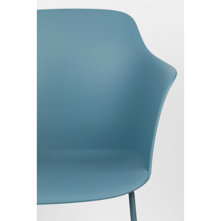 Кресло Tango, голубое White Label Living 1200175 - Вид №6